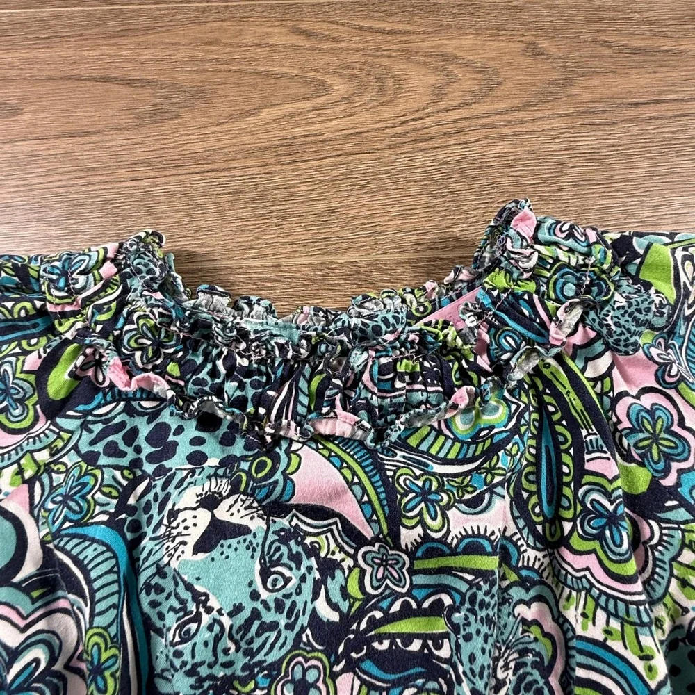 Lilly Pulitzer Girls Short Sleeve Dress, Master of Class Sabine Jaguar Dress 5